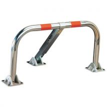 Manutan twin post collapsible barrier with padlock