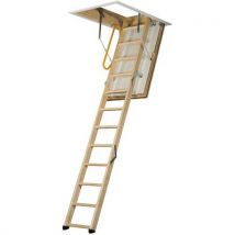 Folding wooden loft ladder and hatch - tb davies luxfold