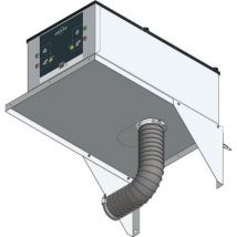 Asecos wall mount for underbench air filter system