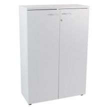 Solo mid-high cabinet with grey doors