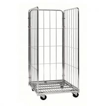 Three-sided roll container - 720 x 800 x 1520 mm - capacity 400 kg