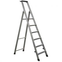 Industrial platform stepladder 6 treads