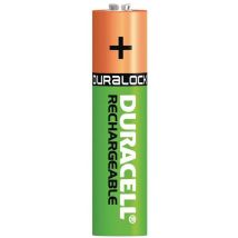 Four duracell rechargeable aaa batteries