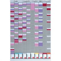 Nobo t-card general scheduling kit 10 col. With 54 slots