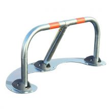 Special macadam parking barrier