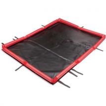 Portable spill mat - site base unit lxw 1600x1200mm-lubetech