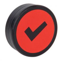 Lean management red check magnets