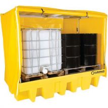 Double ibc all weather spill pallet - lubetech