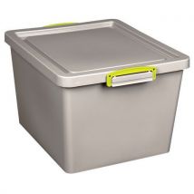 Really useful dove grey storage 33.5l box - recycled plastic