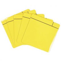 Lean management yellow notes magnets