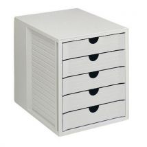 5-drawer filing unit drawer height: 4.5 cm total height: 31.5 cm
