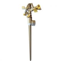 Sprinkler gun on metal spike - techn'o