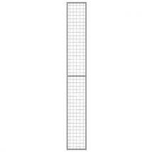 Steel mesh partition total height: 2.20 m total width: 0.3 m