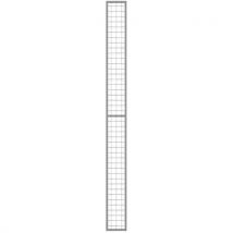 Steel mesh partition total height: 2.20 m total width: 0.2 m