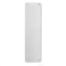 Plain finger plate 375 x 75 x 1.5mm polished stainless