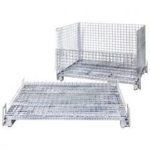 Heavy Duty Folding Pallet Cage HxWxD 1000x850x800mm