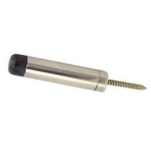 Cylinder pattern projection door stop70mmsatin stainless.s