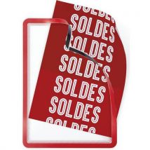 Solo a4 magnetic display frame red