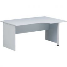 Compact desk left panels pa gray solo