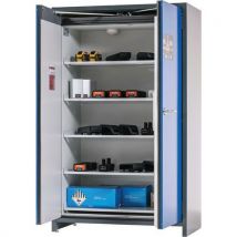 5 shelf lithium-ion battery charging wide cabinet - asecos