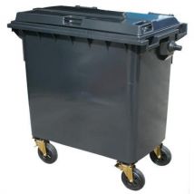 Grey Wheeled Bin 660 L