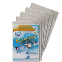 A4 Clear Pockets With Magnetic Backing Pack of 5 by Tarifold