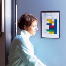 Black Top Opening Magnetic Frame Pockets Pack of 5 by Tarifold