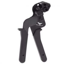 Manual pliers for installing stainless steel cable ties