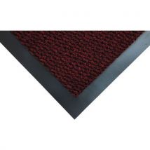 Black/Red Vyna Plush mat x linear metre 1200mm by Coba