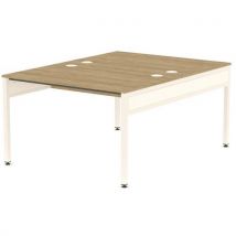 Libra 4 bench desk set 1400mm white
