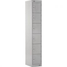 Grey 6 Tier Locker 1800x450x450mm by Biocote