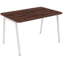 Ascend rectangluar meeting table 740x1200x800 walnut