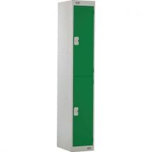 Green 2 Tier Locker 1800x300x450mm by Biocote