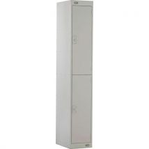 Grey 2 Tier Locker 1800x450x450mm by Biocote