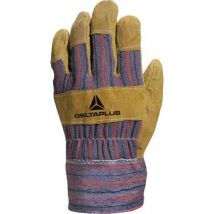 Docker-style glove with canvas back size 10