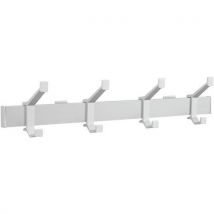 Wall coat rack gray width: 57 cm mat.:aluminium