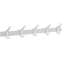 Wardrobe rail gray width: 73 cm mat.:aluminium