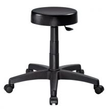 Stool polyu wheels / pat sh hteur 40 a 52 cm