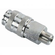 Quick universal male 1/4 connector