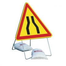 Construction site sign ak3 road narrows 700 mm c2