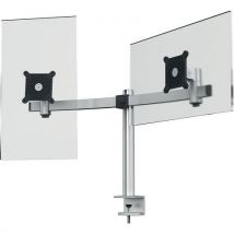 Dual-screen monitor support arm clamp fastening