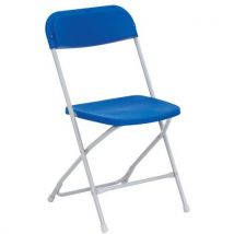 Box of 12 blue europa folding chairs