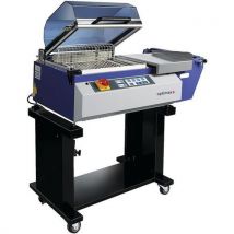 Standing shrink wrapping/sealing machine - compact chamber