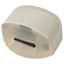 White magnetic door stop