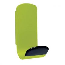 Steely magnetic coat pegs lime-green