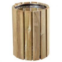Eden 20-l wooden bin - with post