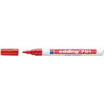 Paint marker - colour: red model: edding 751