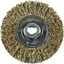Wheel brush diameter 115 x w 12 x m14 x steel wire