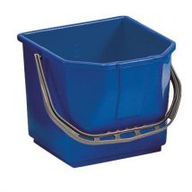 Rectangular bucket 25 l blue cap: 25 l/dims: 73x43x55 cm