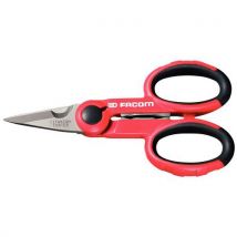 Bi-material sheathed electrician scissors